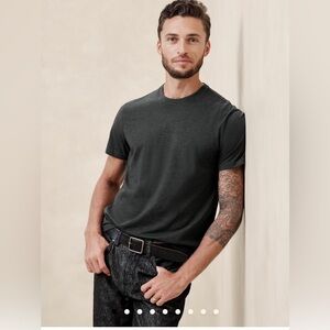 Banana Republic Factory Store Men’s XXL TALL T-Shirt NWT in Charcoal Gray